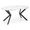 Pildora étkezőasztal, márvány / fekete