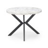 Pildora étkezőasztal, márvány / fekete