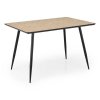Pound étkezőasztal, tölgy / fekete
