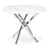 Raymond étkezőasztal 3, márvány / ezüst