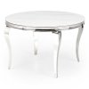 Regia étkezőasztal, márvány / ezüst