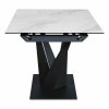 Sorento étkezőasztal, márvány / fekete