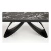 Sublime étkezőasztal, fekete márvány / fekete