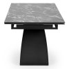 Sublime étkezőasztal, fekete márvány / fekete