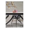 Sublime étkezőasztal, márvány / fekete