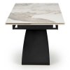 Sublime étkezőasztal, márvány / fekete