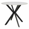 Talia étkezőasztal 90 cm, márvány / fekete