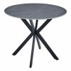 Talia étkezőasztal 90 cm, szürke / fekete