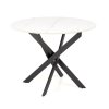 Waylon II étkezőasztal, márvány / fekete