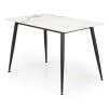 Webster étkezőasztal 120 cm, márvány / fekete