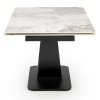 Wolker étkezőasztal, márvány / fekete