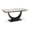 Wolker étkezőasztal, márvány / fekete