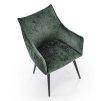 Catherine étkezőszék, sötét zöld