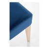 Clarion II étkezőszék, kék / mézes tölgy
