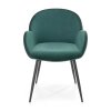 Delila étkezőszék, sötét zöld