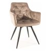 Garrus Velvet étkezőszék, bézs