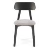 Hope étkezőszék, szürke / fekete