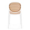 Josie étkezőszék, barna / fehér