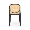 Josie étkezőszék, barna / fekete