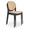 Josie étkezőszék, barna / fekete