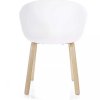 Kennedy étkezőszék, fehér / tölgy