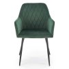 Kinzie étkezőszék, sötét zöld