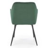Kinzie étkezőszék, sötét zöld