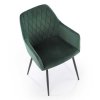 Kinzie étkezőszék, sötét zöld