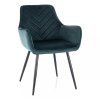 Maya Velvet étkezőszék, zöld