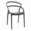 Onbela étkezőszék, fekete