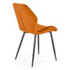 Pelor étkezőszék, narancs / fekete