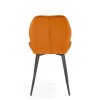 Pelor étkezőszék, narancs / fekete