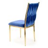 Ravia étkezőszék, kék / arany