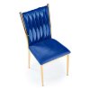Ravia étkezőszék, kék / arany