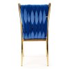 Ravia étkezőszék, kék / arany