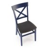 Rebecca étkezőszék, fekete / kék