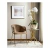 Serilda Velvet II étkezőszék, bézs / arany