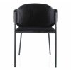 Serilda Velvet étkezőszék, fekete