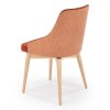 Taberu étkezőszék, narancs / bükkfa