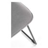 Vera étkezőszék, szürke