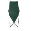 Vera étkezőszék, sötét zöld