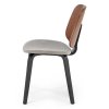 Wrenley étkezőszék, szürke / dió