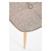 Zina étkezőszék, bézs / természetes fa