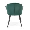 Zoey étkezőszék, sötét zöld