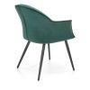 Zoey étkezőszék, sötét zöld