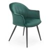 Zoey étkezőszék, sötét zöld
