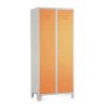 Fém szekrény, 80 x 50 x 190 cm, fix lábakkal, hengerzár, narancs - ral 2004