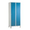 Fém szekrény, 80 x 50 x 191,5 cm, helyreigazítással, hengerzár, kék - ral 5012