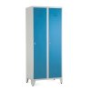 Fém szekrény, 80 x 50 x 191,5 cm, helyreigazítással, lakathoz zár, kék - ral 5012