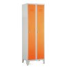 Fém szekrény, 60 x 50 x 191,5 cm, helyreigazítással, lakathoz zár, narancs - ral 2004